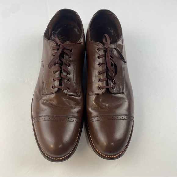 Stacy Adams Madison Cap Toe Oxford, Size 12‎ EE leather brown 00012 02 A11 men’s - Picture 1 of 15